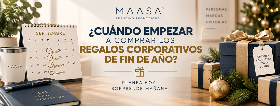 Cuando empezar a comprar los regalos corporativos de fin de año