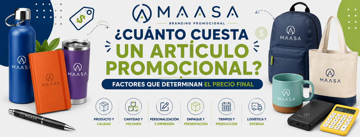 ¿Cuánto cuesta un artículo promocional? Factores que determinan su precio final.