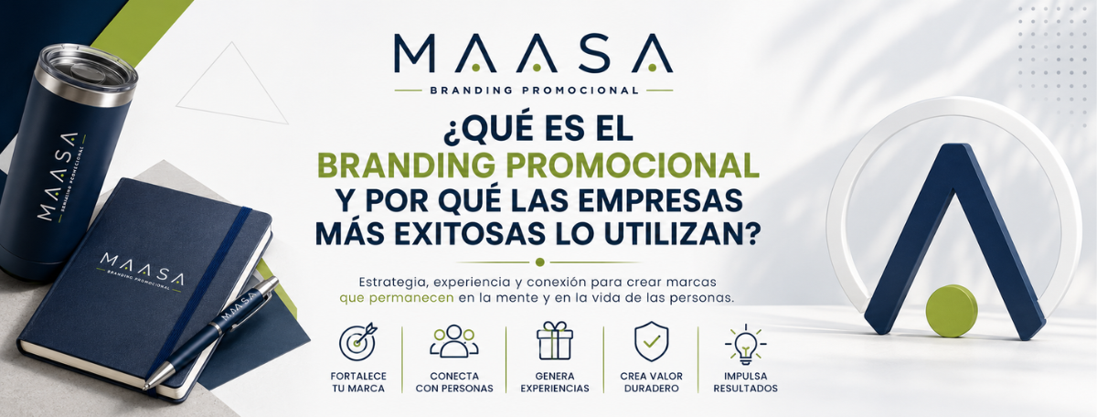 Banner sobre Branding Promocional y artículos promocionales para fortalecer la recordación de marca y el crecimiento de las empresas.