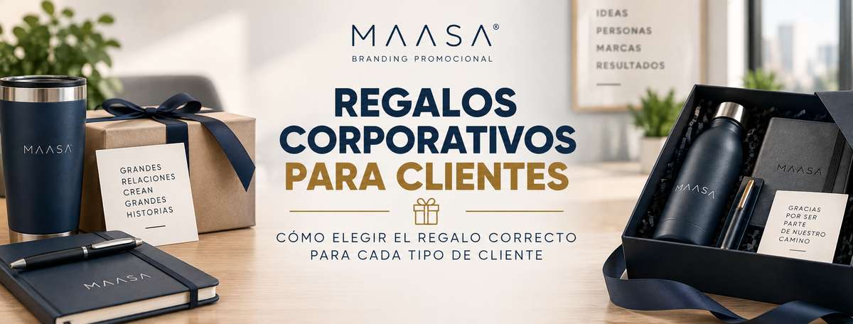 Regalos corporativos para clientes personalizados para fortalecer relaciones comerciales