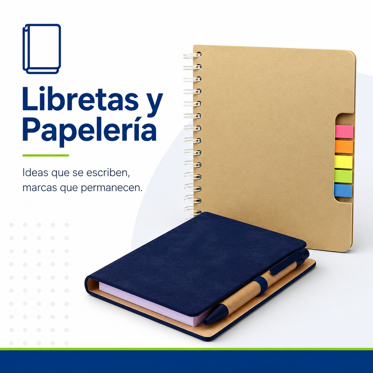 Libretas y papelería corporativa