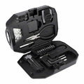 Kit de herramientas multifuncional con lámpara LED y estuche personalizado para empresas.