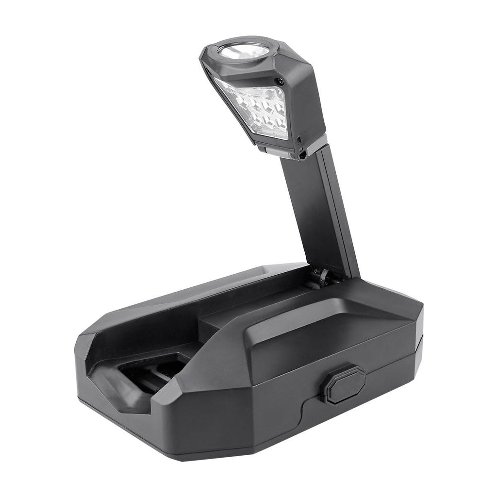 Kit de herramientas multifuncional con lámpara LED y estuche personalizado para empresas.