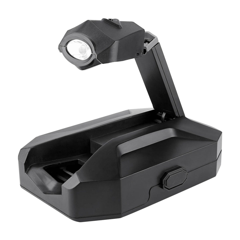 Kit de herramientas multifuncional con lámpara LED y estuche personalizado para empresas.