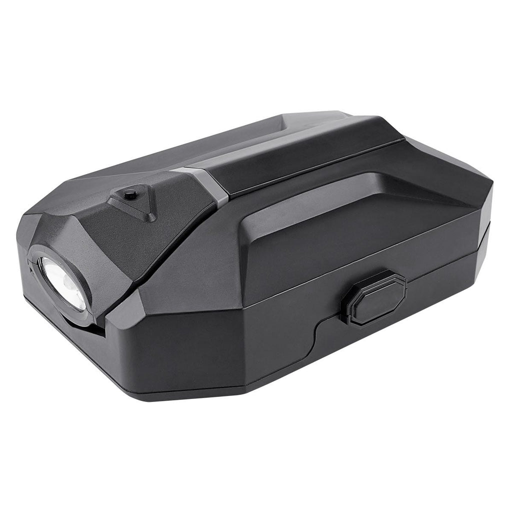 Kit de herramientas multifuncional con lámpara LED y estuche personalizado para empresas.