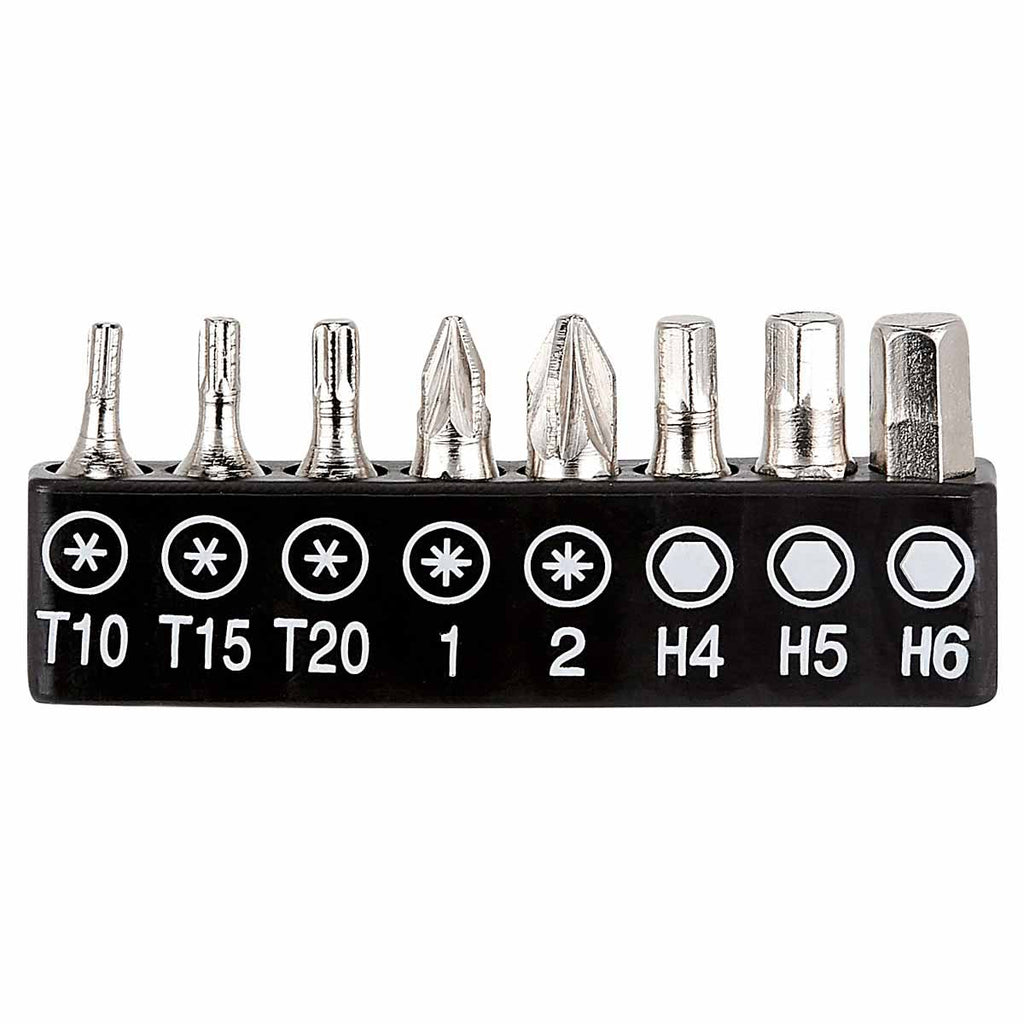 Kit de desarmador con 16 puntas y 8 dados intercambiables personalizado para empresas.
