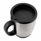 Taza térmica personalizada de acero inoxidable de 14 Oz con doble pared y tapa con ranura para empresas.