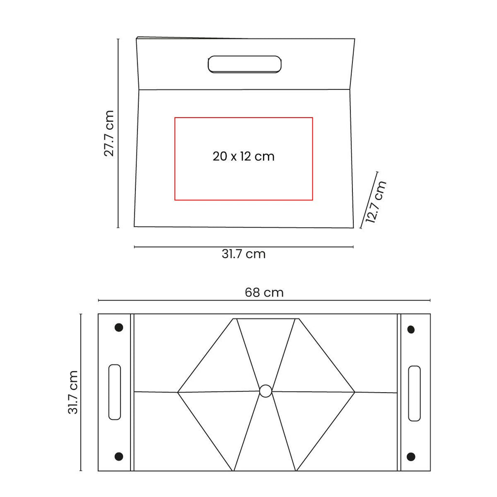 Caja de Regalo Personalizada para Empresas en Color Negro
