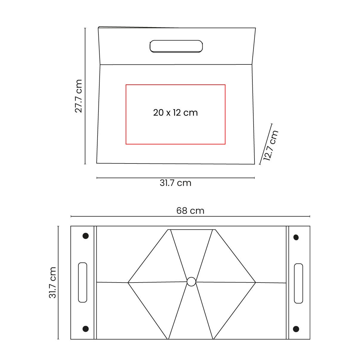 Caja de Regalo Personalizada para Empresas en Color Negro
