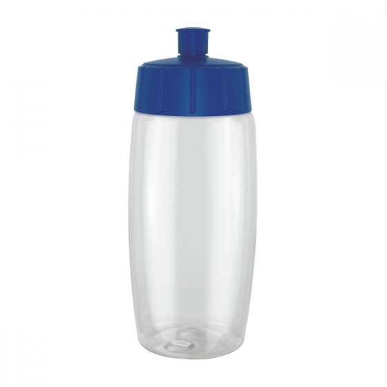 Cilindro de plástico PET personalizado de 575 ml con tapa twist-off y válvula de seguridad para empresas.