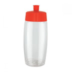Cilindro de plástico PET personalizado de 575 ml con tapa twist-off y válvula de seguridad para empresas.