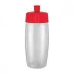 Cilindro de plástico PET personalizado de 575 ml con tapa twist-off y válvula de seguridad para empresas.