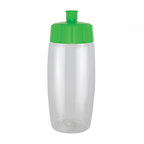 Cilindro de plástico PET personalizado de 575 ml con tapa twist-off y válvula de seguridad para empresas.