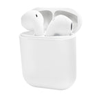 Audífonos Bluetooth personalizados con estuche de carga y control táctil para empresas.