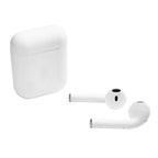 Audífonos Bluetooth personalizados con estuche de carga y control táctil para empresas.