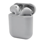 Audífonos Bluetooth personalizados con estuche de carga y control táctil para empresas.
