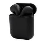 Audífonos Bluetooth personalizados con estuche de carga y control táctil para empresas.