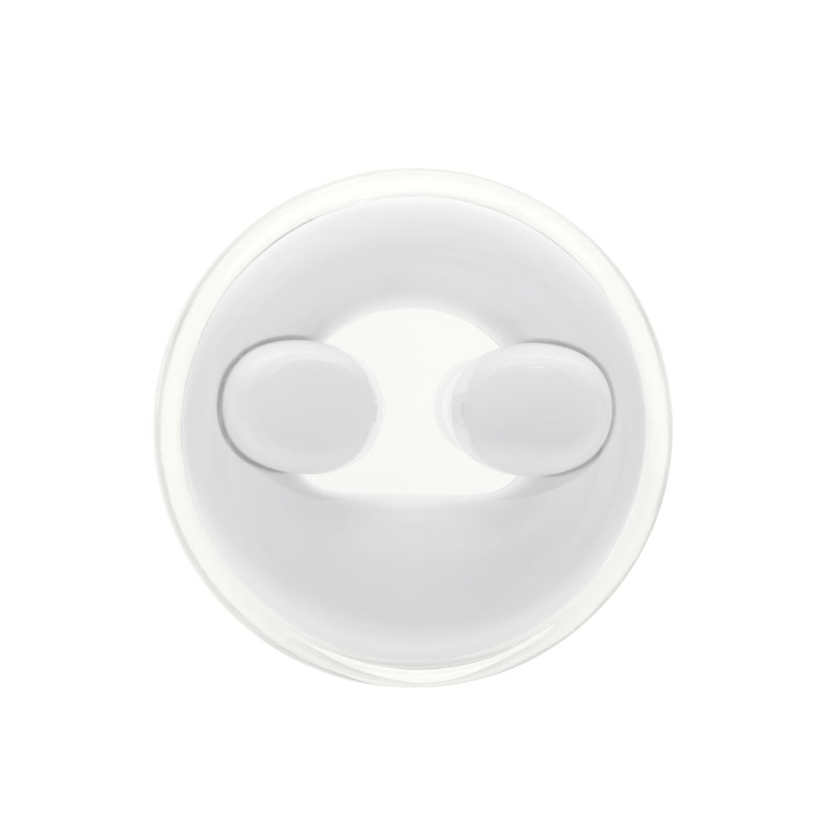 Audífonos Bluetooth personalizados con estuche de carga iluminado con luz LED y controles táctiles.