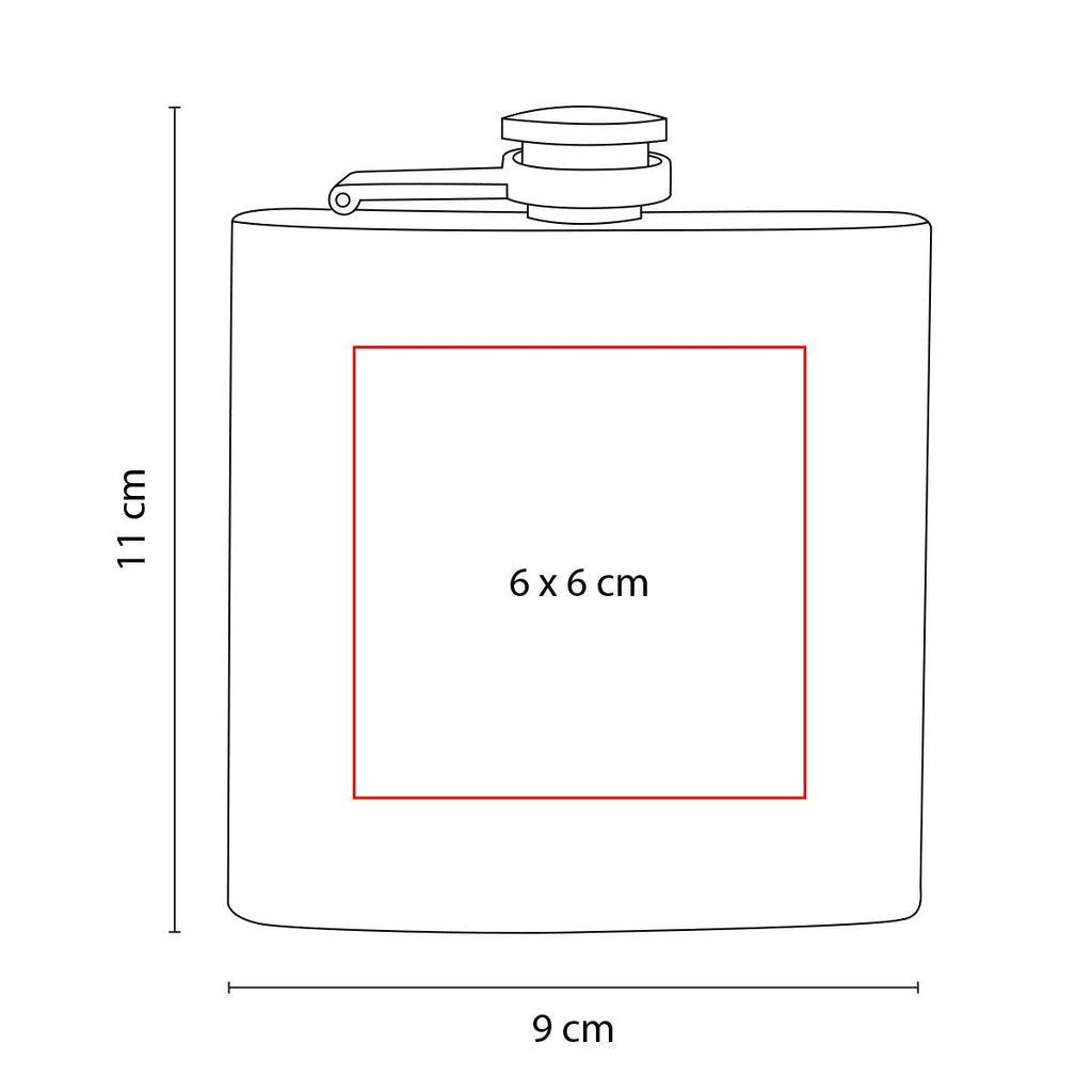 Licorera portátil de acero inoxidable de 177 ml personalizada para regalos corporativos y eventos.