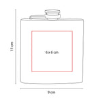 Licorera portátil de acero inoxidable de 177 ml personalizada para regalos corporativos y eventos.