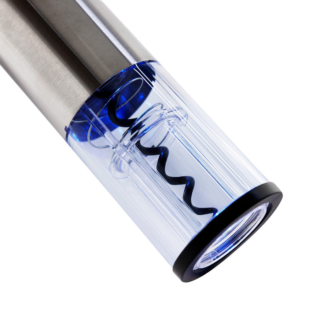 Set de sacacorchos eléctrico con accesorios para vino personalizado para regalos corporativos.