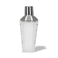 Shaker de cristal de 450 ml para preparar cócteles con recetas y personalizado para empresas.