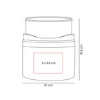 Vaso de cristal para whisky con porta vaso de acero inoxidable personalizado para regalos corporativos.