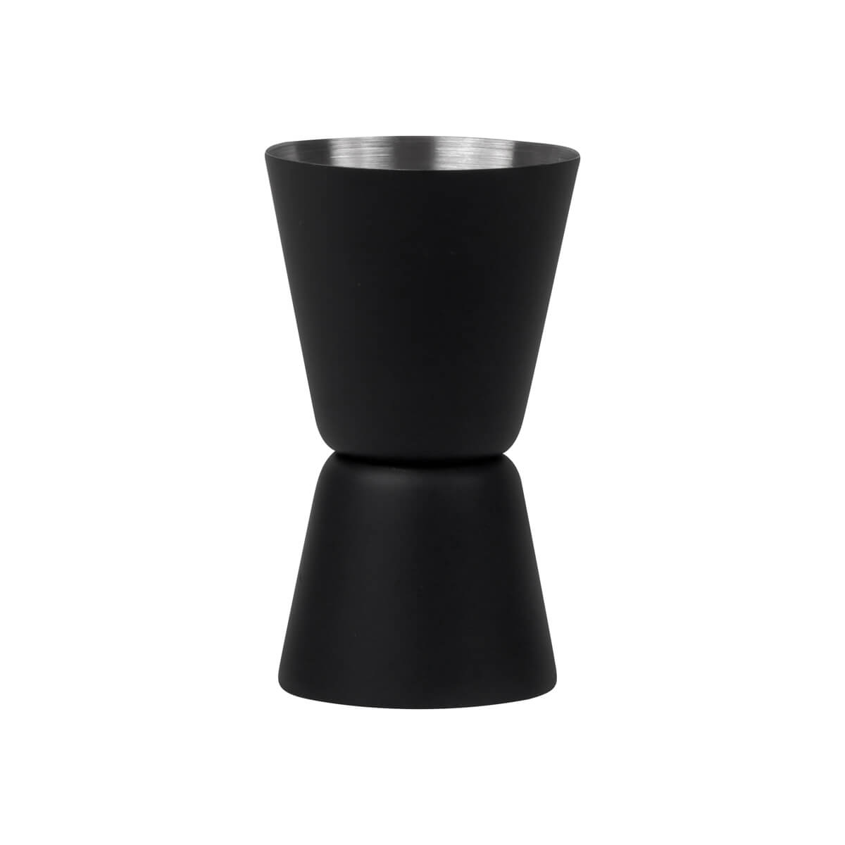 Set de mixología con shaker de acero inoxidable y soporte de bambú personalizado para empresas.