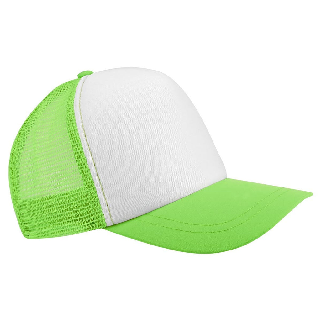 Gorra personalizada de 5 gajos con malla trasera, broche ajustable y personalización para empresas.