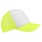 Gorra personalizada de 5 gajos con malla trasera, broche ajustable y personalización para empresas.