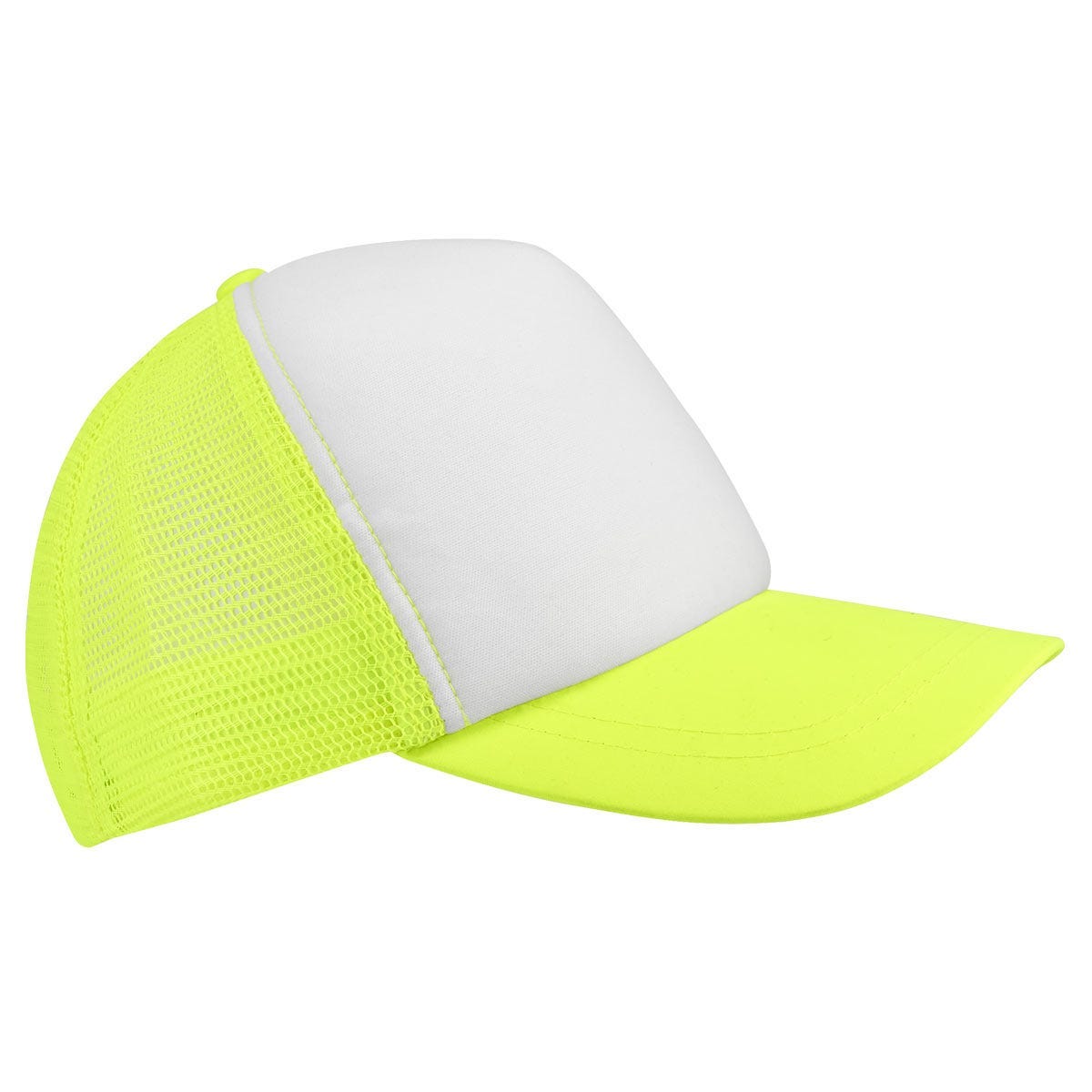 Gorra personalizada de 5 gajos con malla trasera, broche ajustable y personalización para empresas.