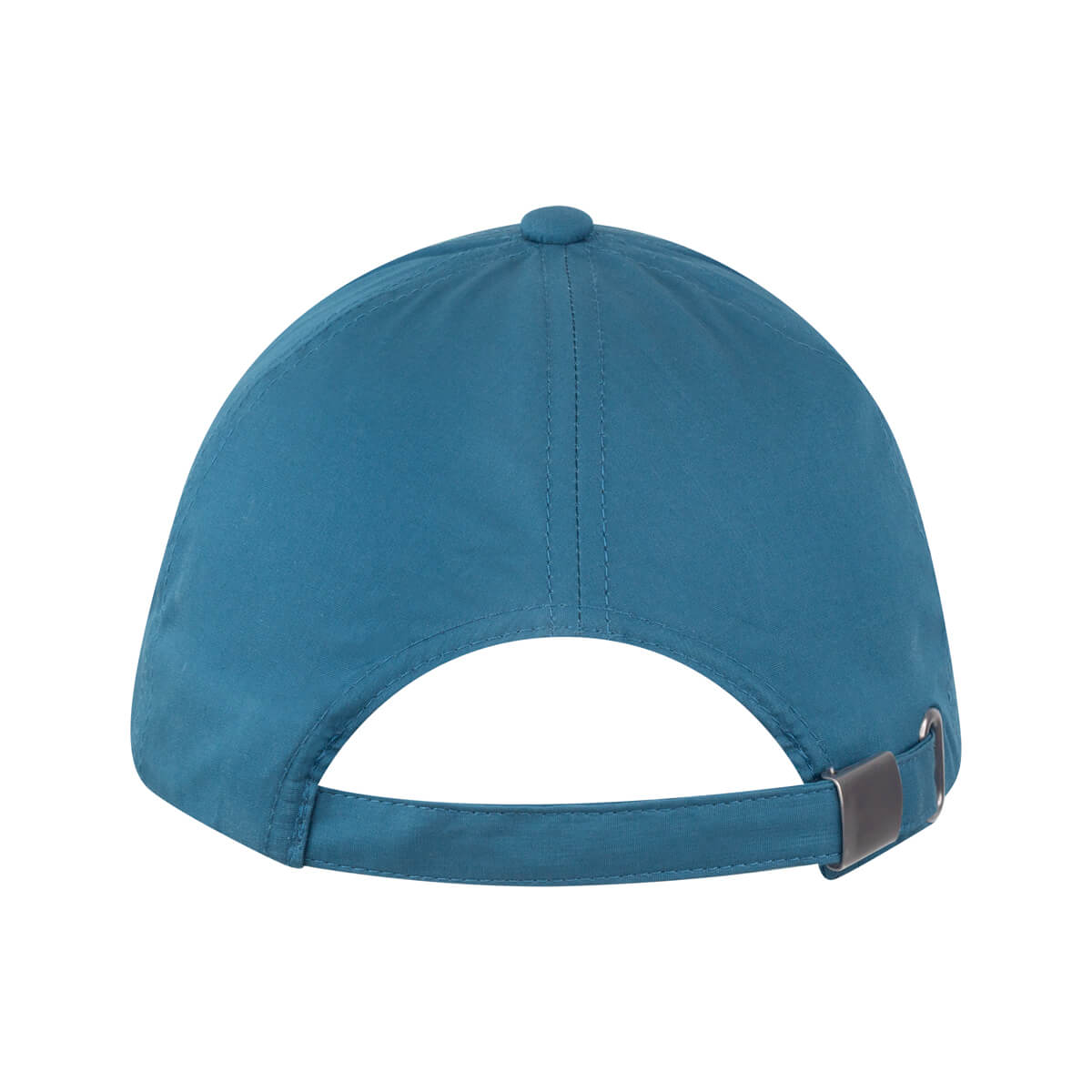 Gorra promocional personalizada de poliéster con visera rígida y ajuste metálico para empresas y eventos corporativos.