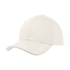 Gorra promocional personalizada de poliéster con visera rígida y ajuste metálico para empresas y eventos corporativos.