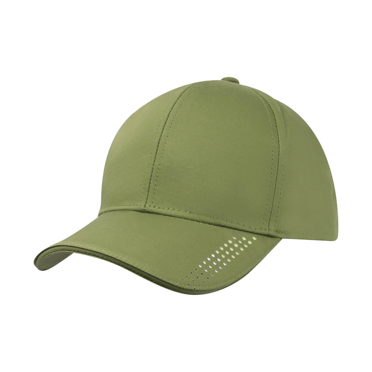 Gorra promocional personalizada de poliéster con visera rígida y ajuste metálico para empresas y eventos corporativos.