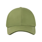 Gorra promocional personalizada de poliéster con visera rígida y ajuste metálico para empresas y eventos corporativos.