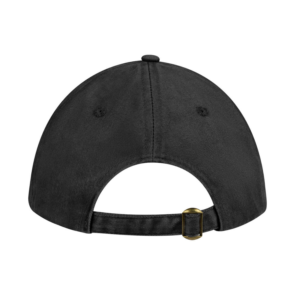 Gorra vintage personalizada de algodón con acabado deslavado, visera rígida y ajuste metálico para empresas.