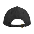 Gorra vintage personalizada de algodón con acabado deslavado, visera rígida y ajuste metálico para empresas.