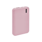 Power bank personalizada de 5,000 mAh con puerto USB e indicadores LED para empresas.