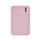 Power bank personalizada de 5,000 mAh con puerto USB e indicadores LED para empresas.