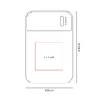 Power bank personalizada de 5,000 mAh con puerto USB e indicadores LED para empresas.