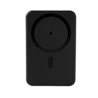 Power bank magnética inalámbrica personalizada de 10,000 mAh con soporte giratorio y carga para smartphone.