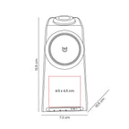 Estación de carga inalámbrica personalizada 3 en 1 para smartphone, reloj inteligente y audífonos.