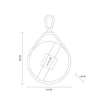 Esponja para aplicar polvos de maquillaje con tira de listón y estuche de plástico personalizable para empresas.