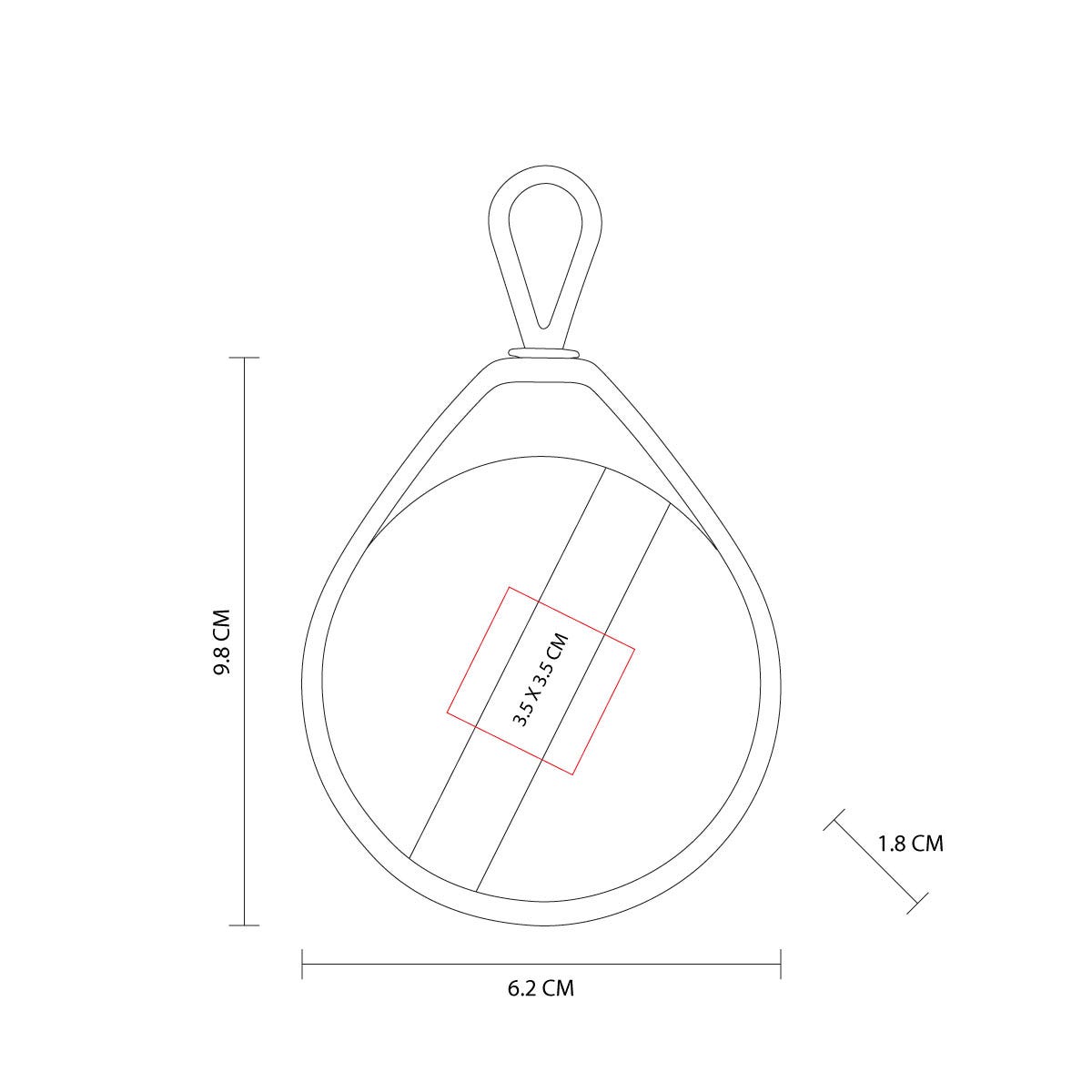 Esponja para aplicar polvos de maquillaje con tira de listón y estuche de plástico personalizable para empresas.