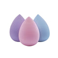 Esponja de látex para maquillaje con estuche de plástico personalizable para marcas de belleza y cosméticos.
