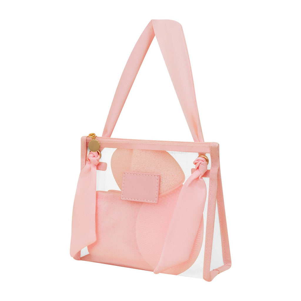 Set de limpieza facial con banda ajustable para el cabello, cepillo de silicón, esponja facial y bolsa de malla personalizada.
