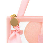 Set de limpieza facial con banda ajustable para el cabello, cepillo de silicón, esponja facial y bolsa de malla personalizada.