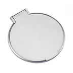 Espejo circular de bolsillo de plástico de 6 cm de diámetro personalizado para marcas de belleza.