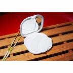 Espejo de bolsillo de plástico con peine incluido, personalizado para regalos promocionales y empresas.