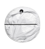 Parasol plegable para automóvil de poliéster con ventosas personalizado para empresas.